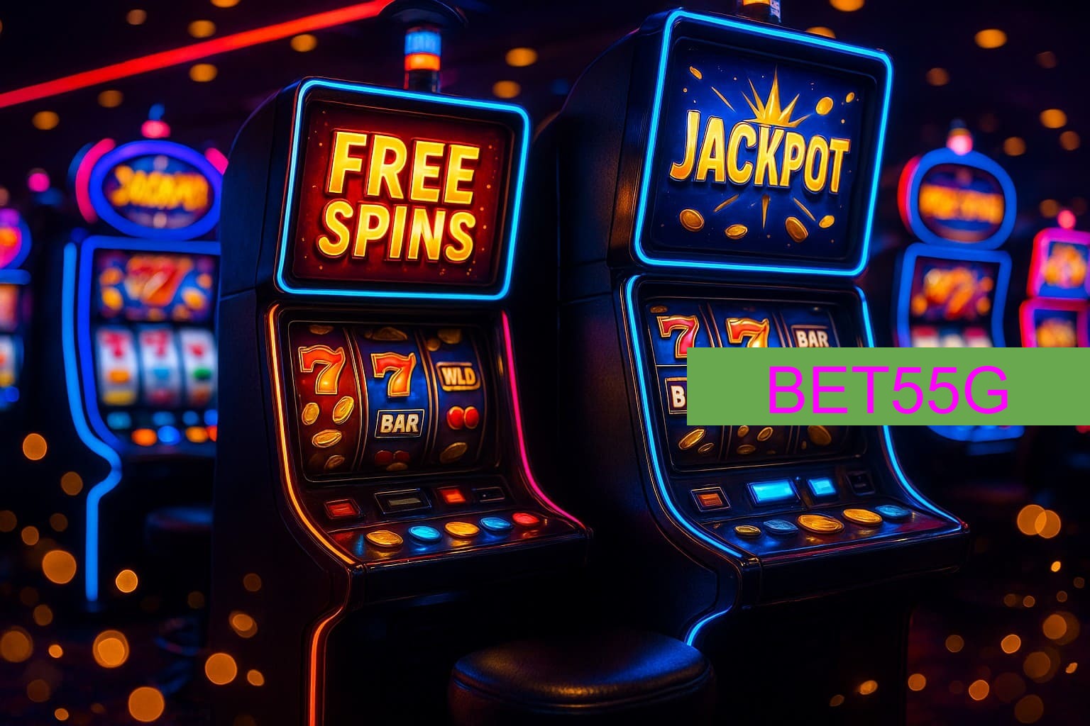 Diversos jogos de caça-níqueis